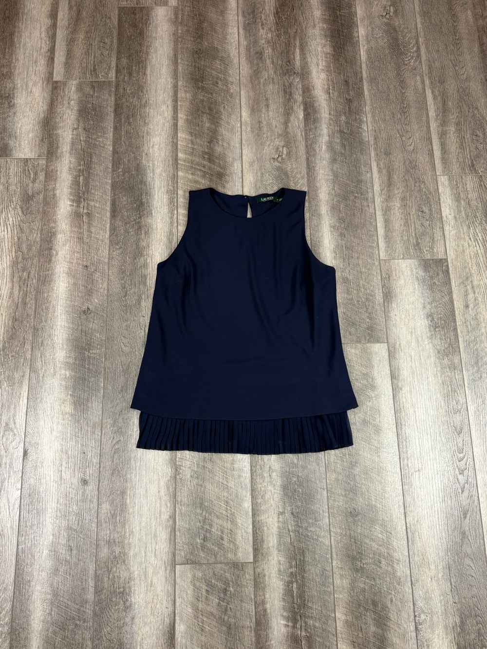 Lauren Ralph Lauren Navy Top